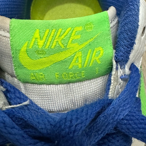 Nike AF1 “slime green” sz 5.5 Y - Picture 5 of 6